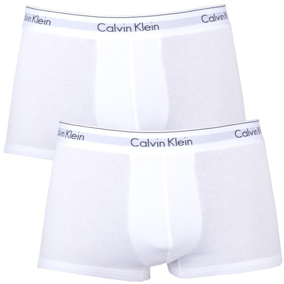 2PACK Herren Klassische Boxershorts Calvin Klein weiß (NB1086A-100)