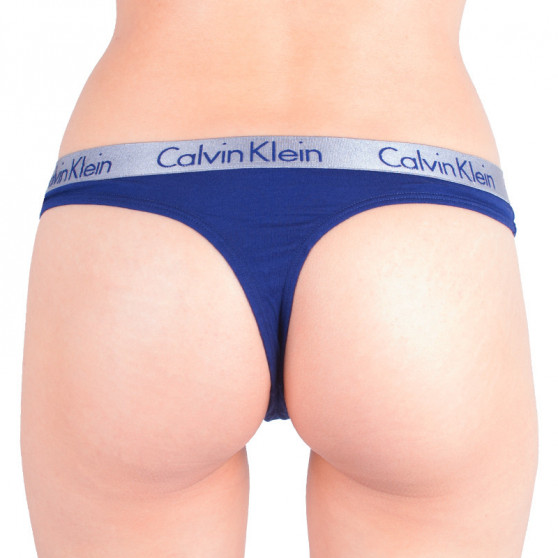 Damen Tangas Calvin Klein blau (QD3539E-SX1)