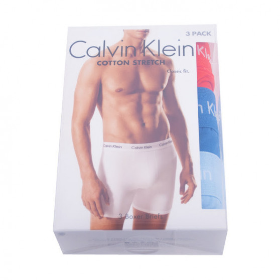 3PACK Herren Klassische Boxershorts Calvin Klein mehrfarbig (NB1770A-YTP)