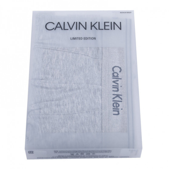 Herren Klassische Boxershorts Calvin Klein grau (NB1515A-080)