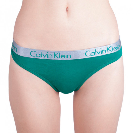 3PACK Damen Tangas Calvin Klein mehrfarbig (QD3590E-SHZ)