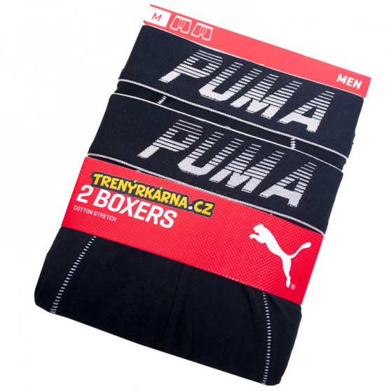 2PACK Herren Klassische Boxershorts Puma schwarz (681004001 288)