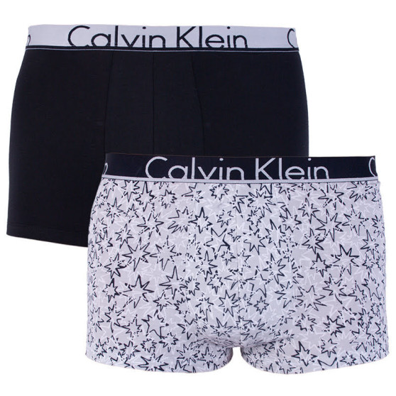 2PACK Herren Klassische Boxershorts Calvin Klein mehrfarbig (NB1414A-FJD)