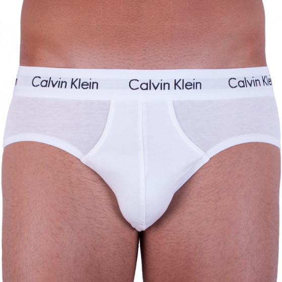 3PACK Herren Slips Calvin Klein weiß (U2661G-100)