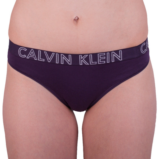 Damen Tangas Calvin Klein lila (QD3636E-2ZI)