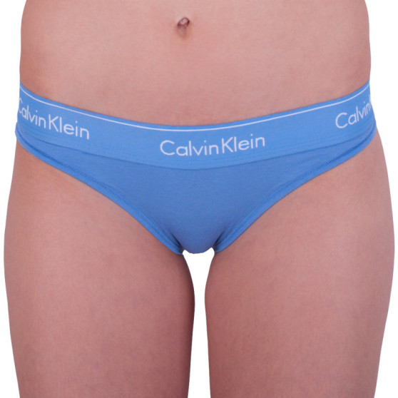 Damen Slips Calvin Klein blau (F3787E-PWB)