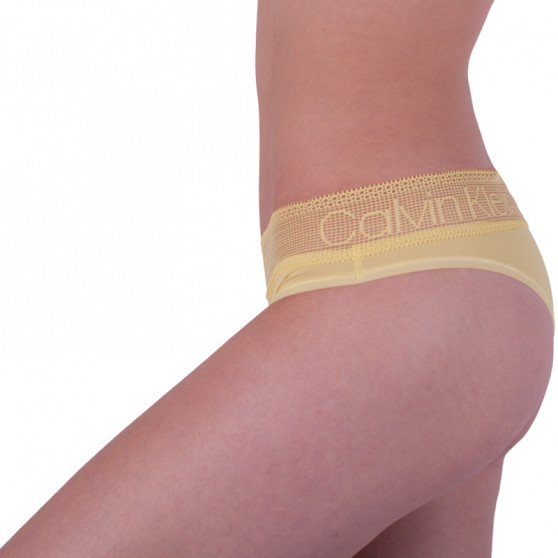 Brazil-Slips für Damen Calvin Klein gelb (QD3698E-HZY)