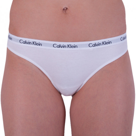 3PACK Damen Tangas Calvin Klein mehrfarbig (QD3587E-YS3)