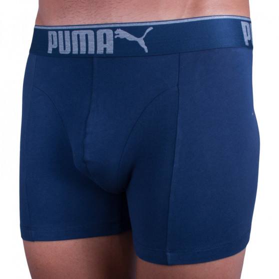 3PACK Herren Klassische Boxershorts Puma dunkelblau (681030001 321)