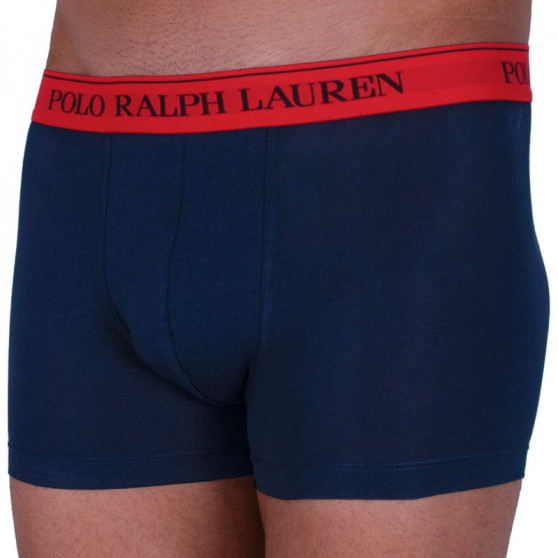 3PACK Herren Klassische Boxershorts Ralph Lauren dunkelblau (714662050007)