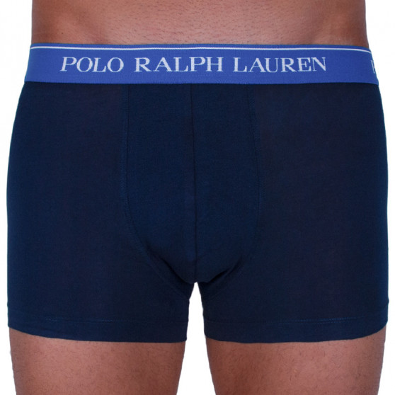 3PACK Herren Klassische Boxershorts Ralph Lauren dunkelblau (714662050007)