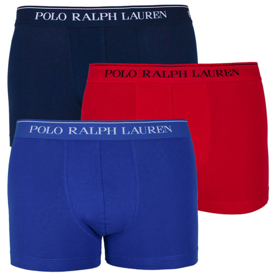 3PACK Herren Klassische Boxershorts Ralph Lauren mehrfarbig (714662050001)