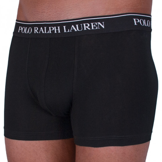 3PACK Herren Klassische Boxershorts Ralph Lauren schwarz (714662050016)