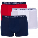 3PACK Herren Klassische Boxershorts Ralph Lauren mehrfarbig (714513424005)