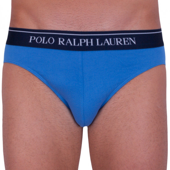 3PACK Herren Slips Ralph Lauren blau (714513423005)