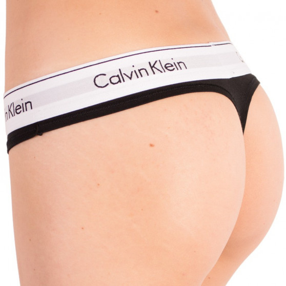 Damen Tangas Calvin Klein schwarz (QF5117E-001)