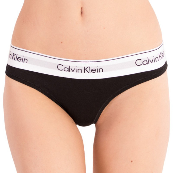 Damen Tangas Calvin Klein schwarz (QF5117E-001)