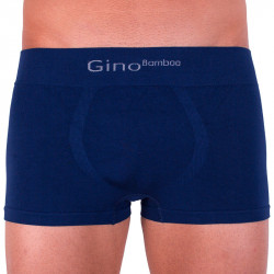 Herren klassische Boxershorts Gino nahtlos, aus Bambus blau (53004)