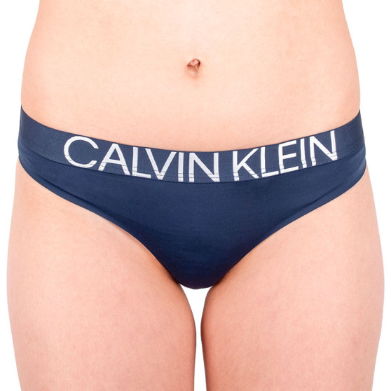 Damen Tangas Calvin Klein dunkelblau (QF5184E-8SB)