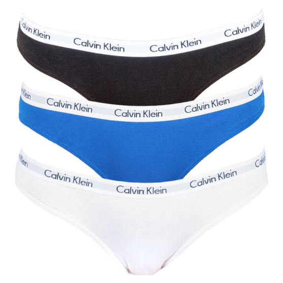 3PACK Damen Slips Calvin Klein mehrfarbig (QD3588E-YS7)