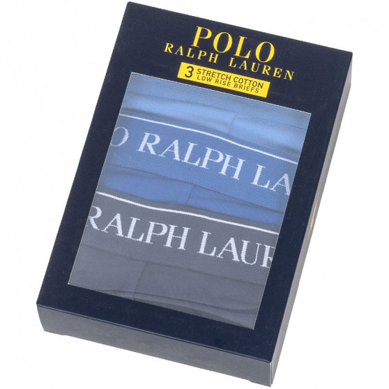 3PACK Herren Slips Ralph Lauren mehrfarbig (714513423009)