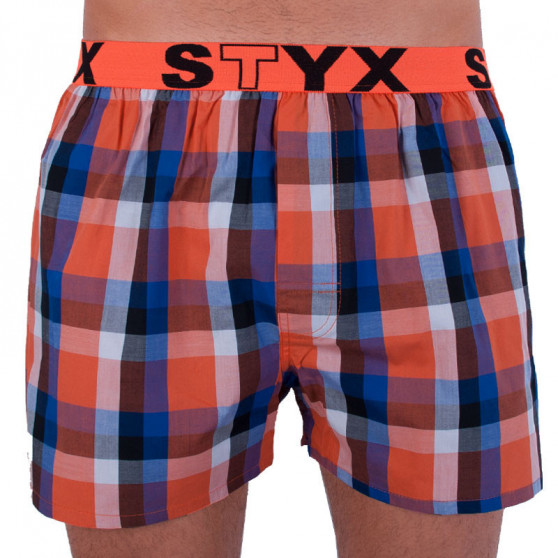 3PACK Herren Boxershorts Styx sportlicher Gummizug mehrfarbig (B7100406)