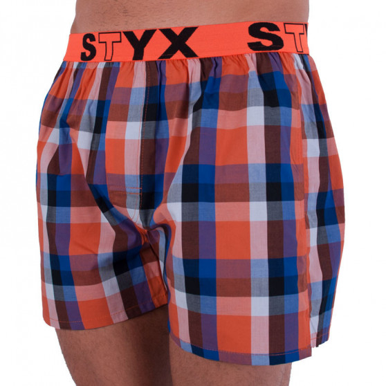 3PACK Herren Boxershorts Styx sportlicher Gummizug mehrfarbig (B7100406)