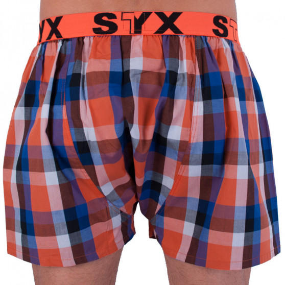 3PACK Herren Boxershorts Styx sportlicher Gummizug mehrfarbig (B7100406)