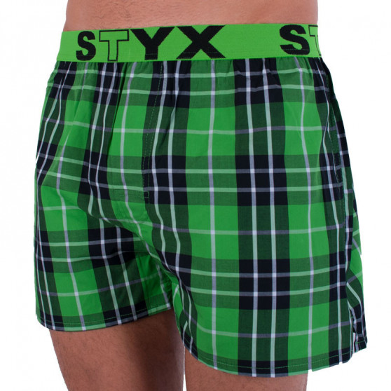 3PACK Herren Boxershorts Styx sportlicher Gummizug mehrfarbig (B7100406)