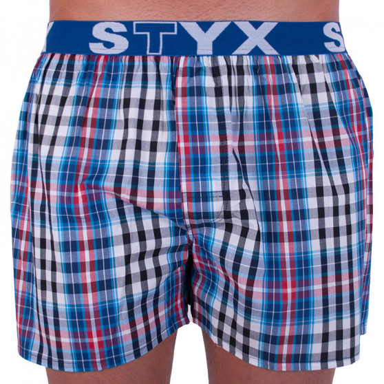 3PACK Herren Boxershorts Styx sportlicher Gummizug mehrfarbig (B7100406)