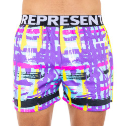 Herren Boxershorts Represent exklusive Mike moderne art lila