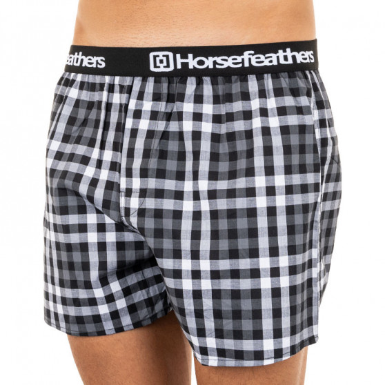 Herren Boxershorts Horsefeathers Clay grayscale (AM068F)