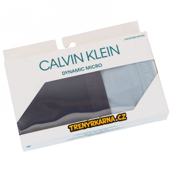 2PACK Damen Slips Calvin Klein blau (QD3696E-AAN)