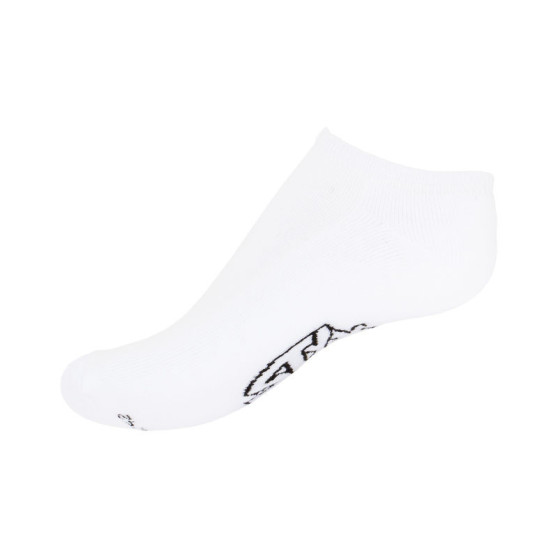 Socken Styx indoor weiß mit schwarzem Schriftzug (H251)