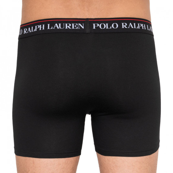 3PACK Herren Klassische Boxershorts Ralph Lauren mehrfarbig (714730410011)