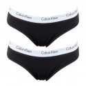 2PACK Damen Slips Calvin Klein schwarz (QD3584E-001)
