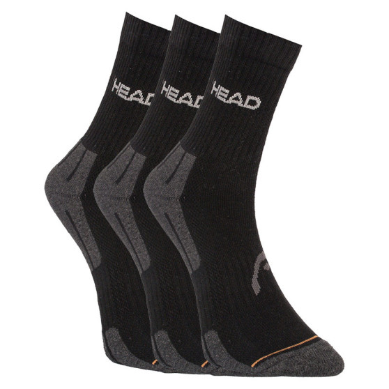 3PACK Socken HEAD schwarz (741020001 200)