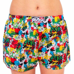 Damen Boxershorts Styx art klassisches Gummi-Emoji (K954)