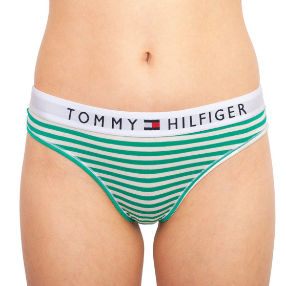 Damen Tangas Tommy Hilfiger grün gestreift (UW0UW02349 0IK)
