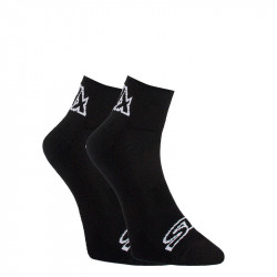 Sneaker Socken Styx schwarz mit weißem Logo (HK960)