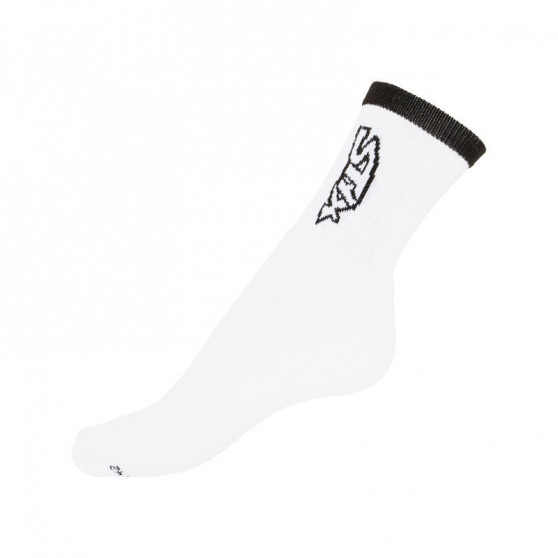 5PACK Socken Styx hoch weiß mit schwarzem Schriftzug (H26161616161)