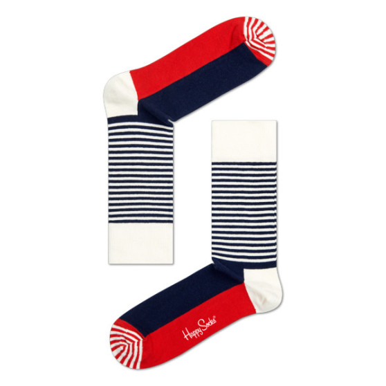 Socken Happy Socks Halber Streifen (SH01-068)