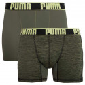 2PACK Herren Klassische Boxershorts Puma sport grün (671018001 002)