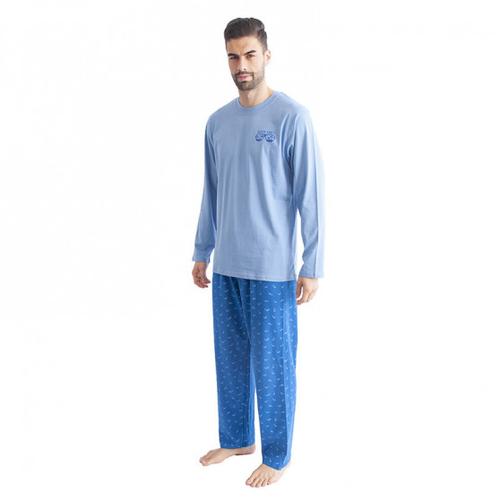 Schlafanzug für Männer Gino hellblau (79089)