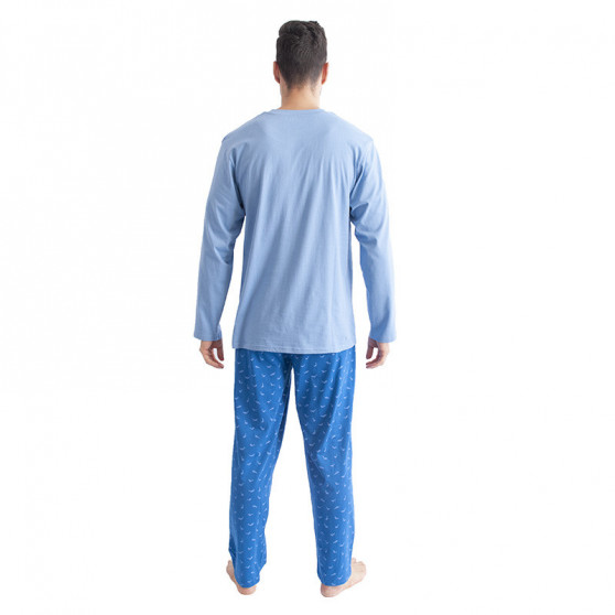 Schlafanzug für Männer Gino hellblau (79089)