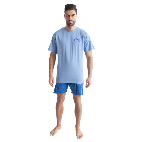 Schlafanzug für Männer Gino hellblau (79094)