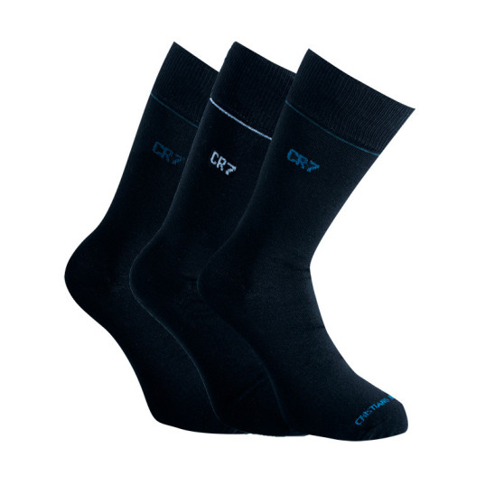 3PACK Socken CR7 schwarz (8273-80-901)
