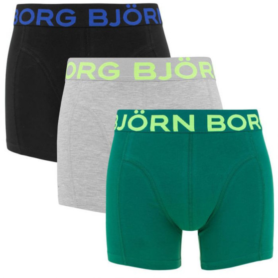 3PACK Herren Klassische Boxershorts Bjorn Borg mehrfarbig (1931-1929-80781)