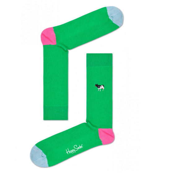 Socken Happy Socks Rippenstickerei Yin Yang Kuh (REYYC01-7300)