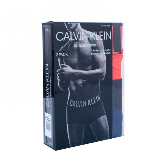 2PACK Herren Klassische Boxershorts Calvin Klein mehrfarbig (NB2599A-9C4)
